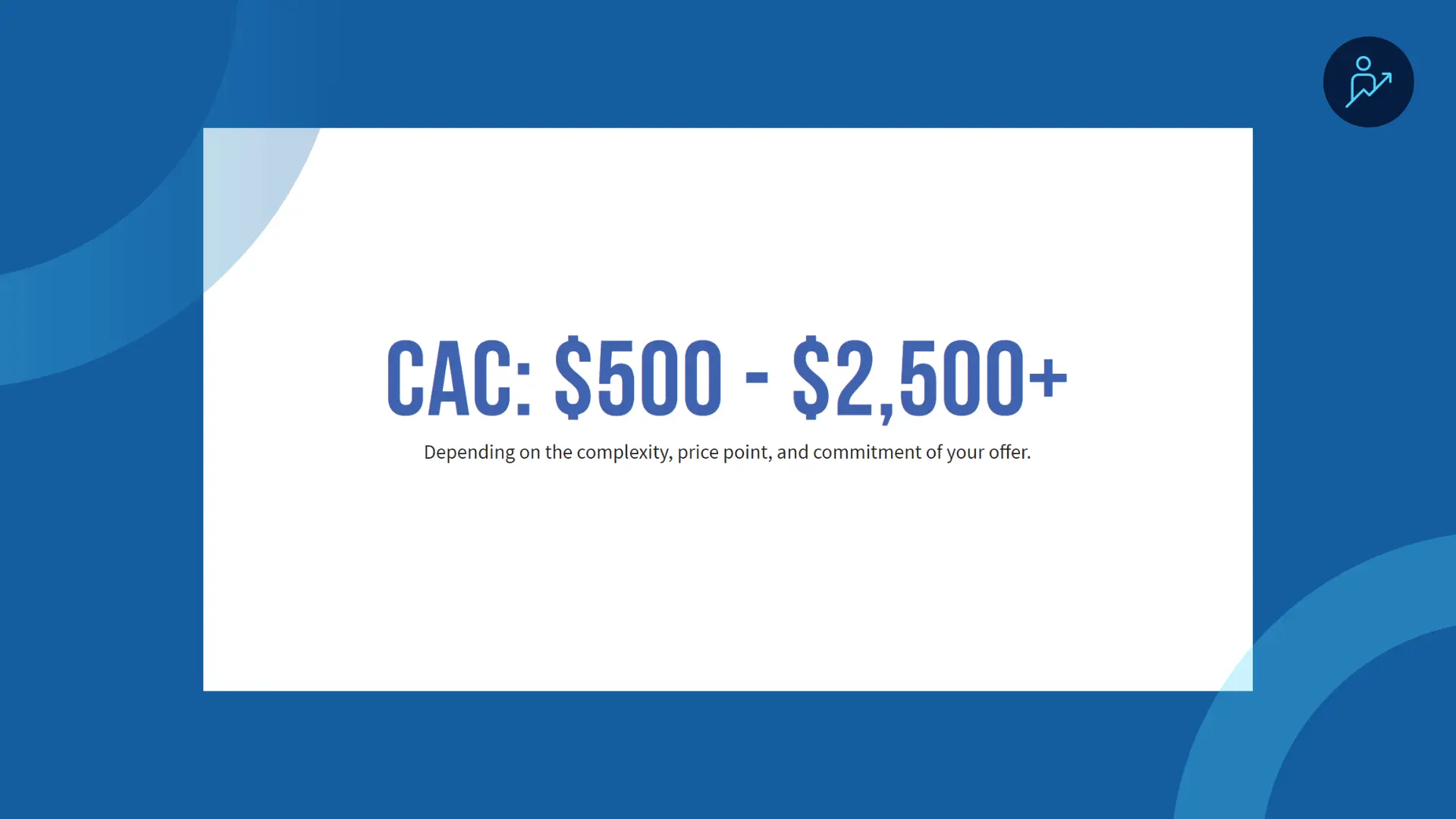 CAC $500–$2500+