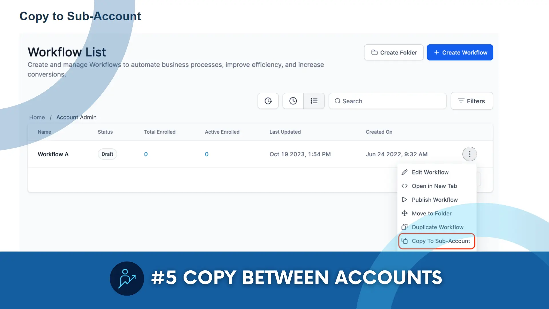 Copy Assets Between Accounts