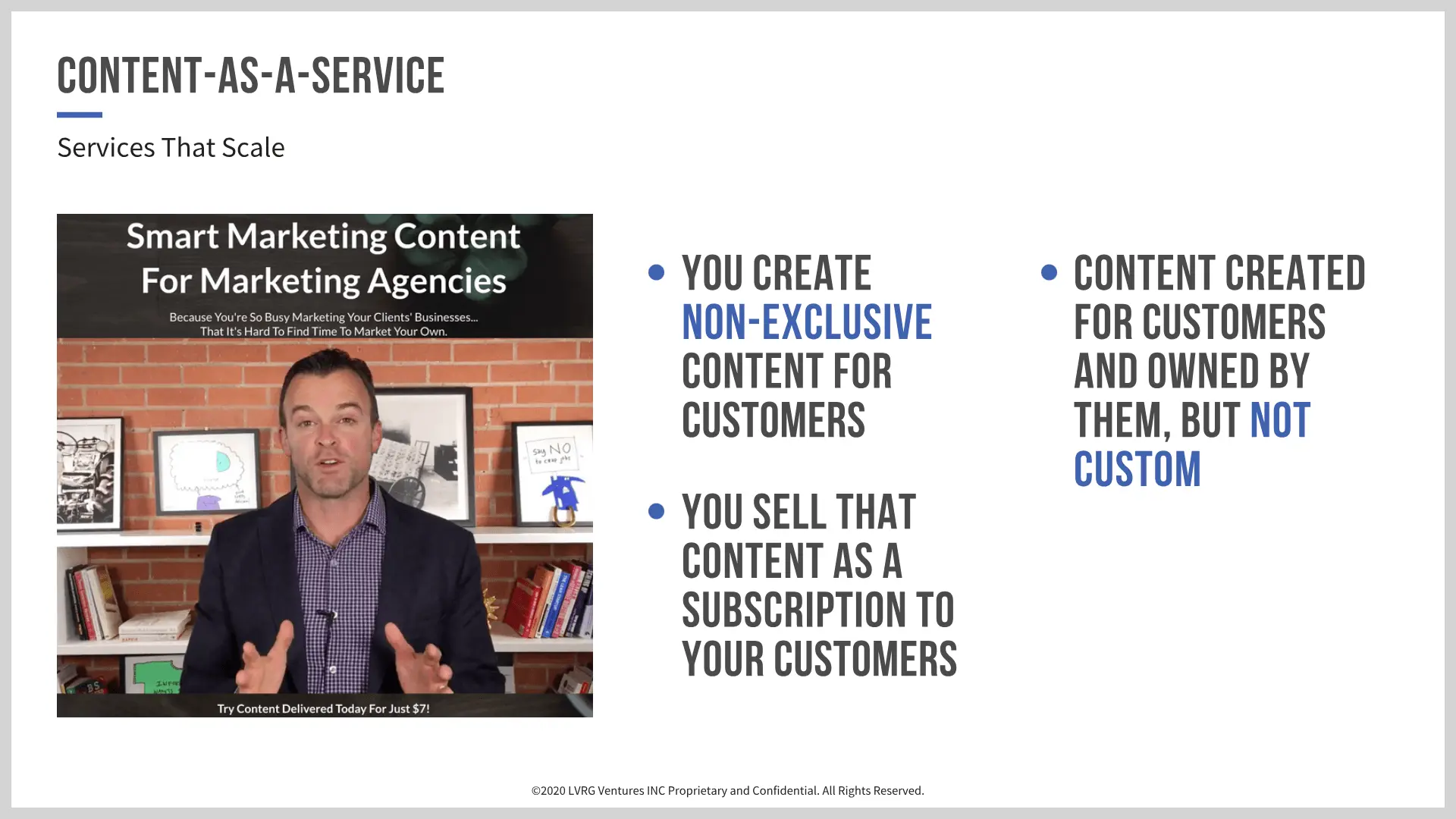 Model 4 Content as a Service